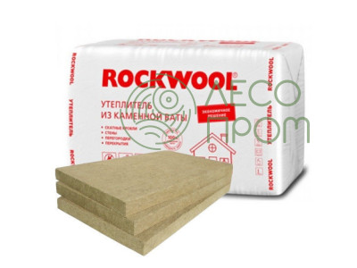 Утеплитель Rockwool Лайт Баттс Эконом 1000х600х50 мм (7,2 м²/0,36 м³)