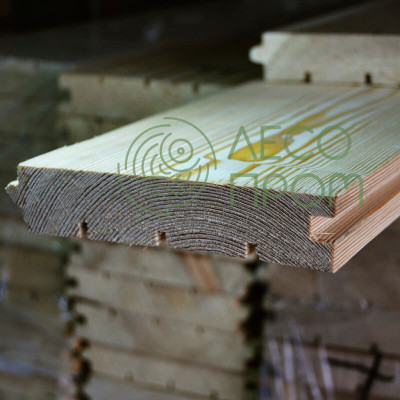 Половая доска из лиственницы Сорт Экстра  20x140мм 