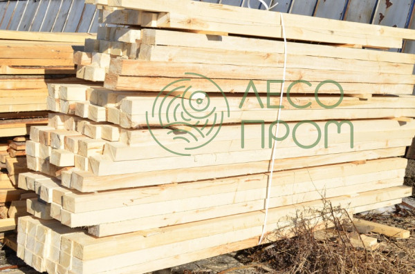 Обрезной брус осина 100x100x6м 